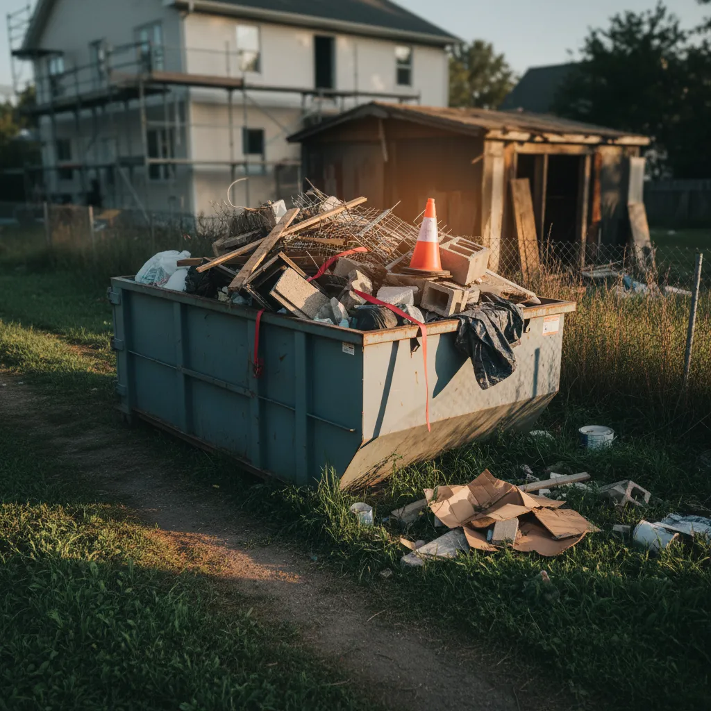Dumpster rental option for Visalia cleanup jobs